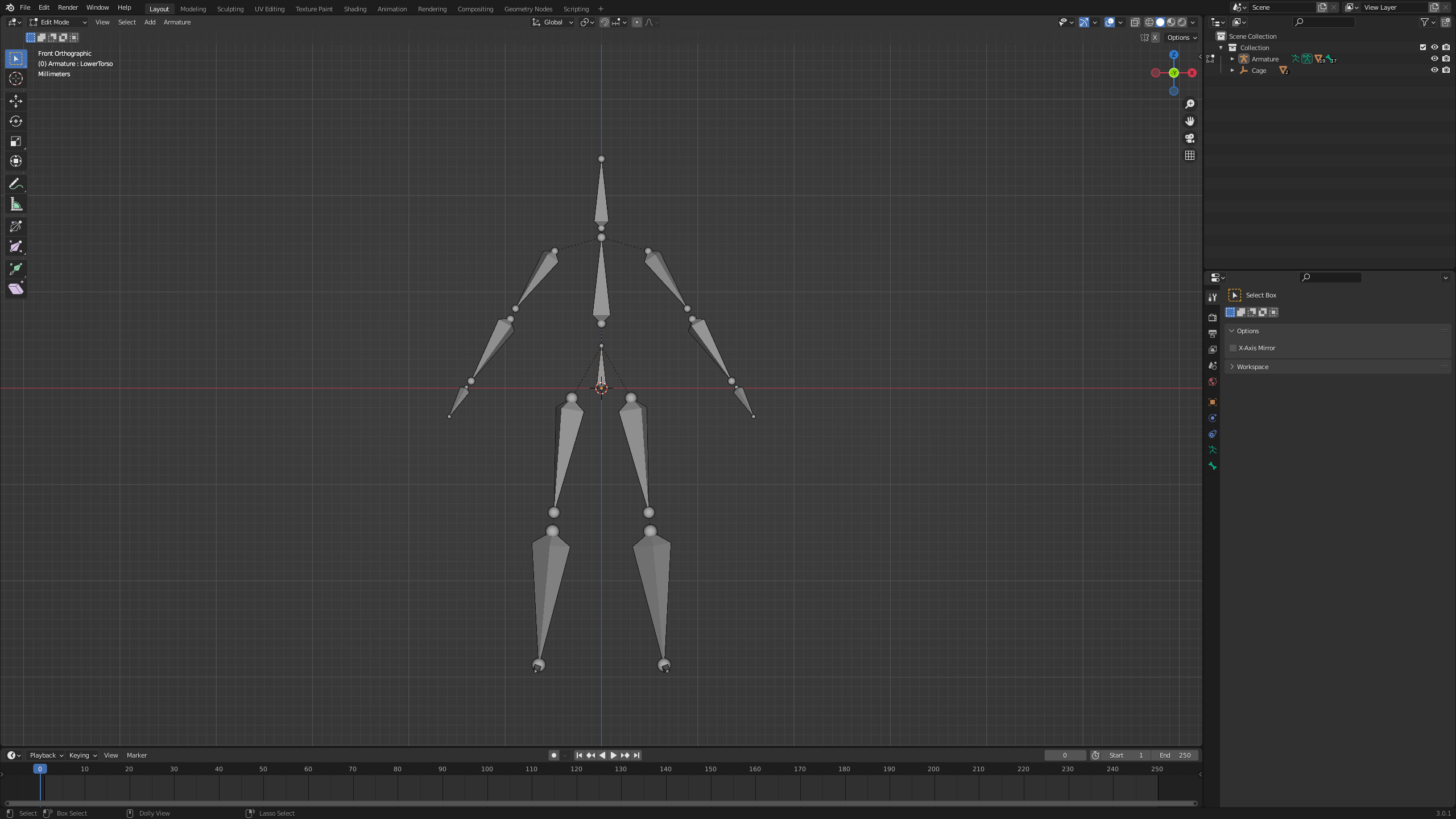 Blender Mannequin Template Project