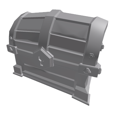 An untextured treasure chest MeshPart asset.