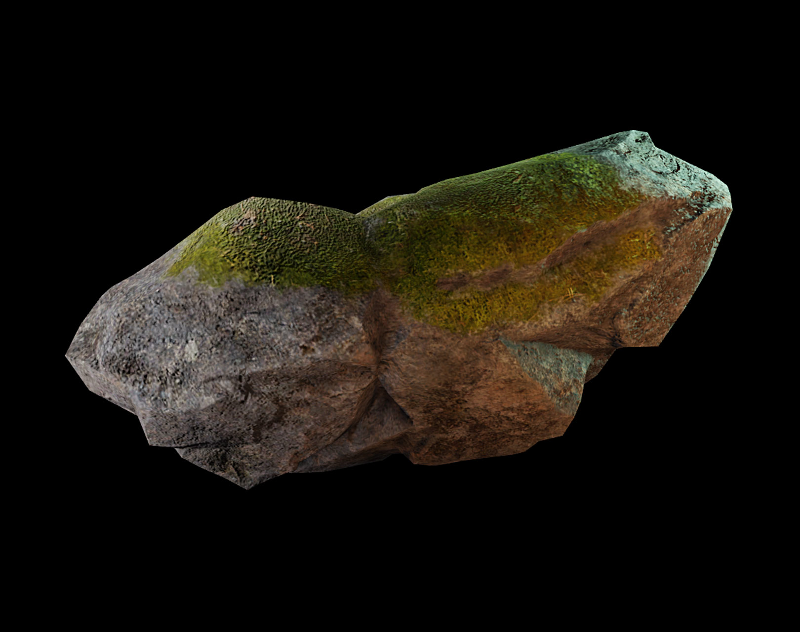 Example of SurfaceApperance applied to a Rock Mesh