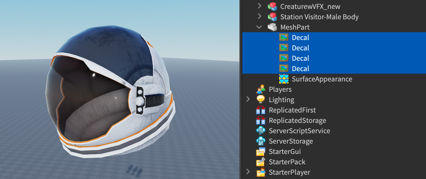 Adding Additional Textures Helmet Mesh
