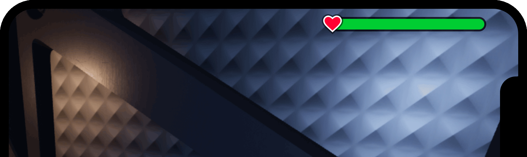 Image label of heart repositioned and resized with background fill made transparent.